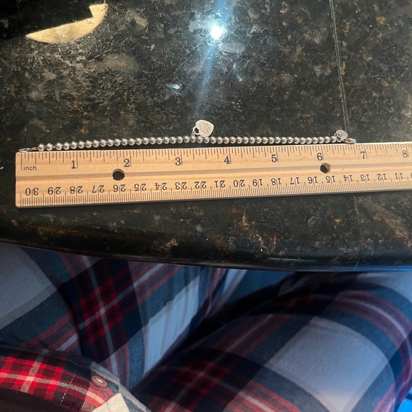 Sterling Silver Rubedo 4mm Return To Tiffany Heart Tag Bead Bracelet - Picture 3 of 5